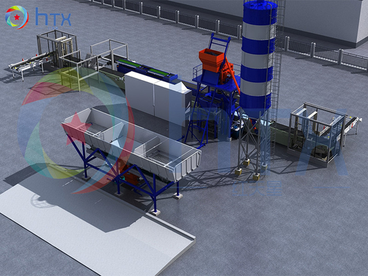Automatische Betonfertigerherstellungsmaschine Nassdosierung 12,7 KW