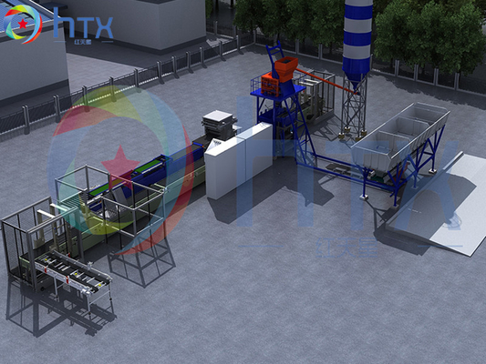 Automatisierte Vorgußsystem-nass geworfene Maschinerie für Kunststein-Beton