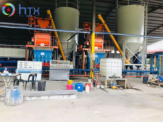 Bau-Kunststein-Fertigungsstraße-nass Dosiermaschine automatisches Demoulding