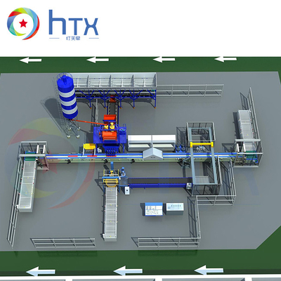 Beton-Dosiersystem Wandplatten-Produktionslinie für künstlichen Stein