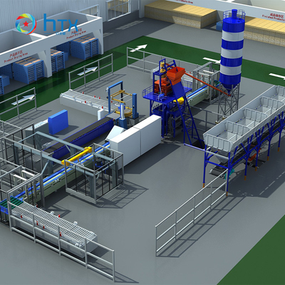 Beton-Dosiermaschine Beton-Schieferdachfliesen-Produktionslinie