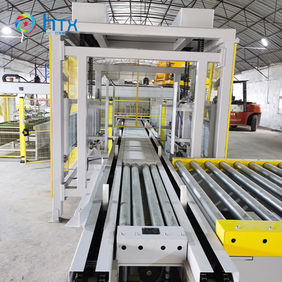 Automatische Produktion von Falschstein aus feuchtem Beton