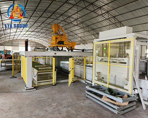Straßenrand Steinmaschine Produktionslinie