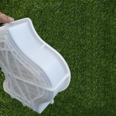 Hexagon 9 Zoll-Patio-Tretenplastikstraßenbetoniermaschinen-Form-Ebene glatt