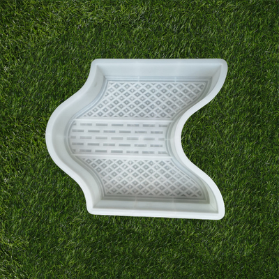 Hexagon 9 Zoll-Patio-Tretenplastikstraßenbetoniermaschinen-Form-Ebene glatt