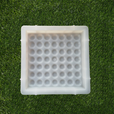 Vorgußstraßenbetoniermaschinen-Hersteller-Form, Silikon-Plastikformen für Ineinander greifenfliesen
