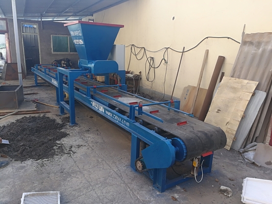 automatische Maschine des Hohlblockstein-800-1000m2, Betonblock-Fertigungsstraße der Kunststoffpalette-12.7KW