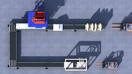 Automatische konkrete Kunststein-Fertigungsstraße der Dosiermaschine-12.7KW