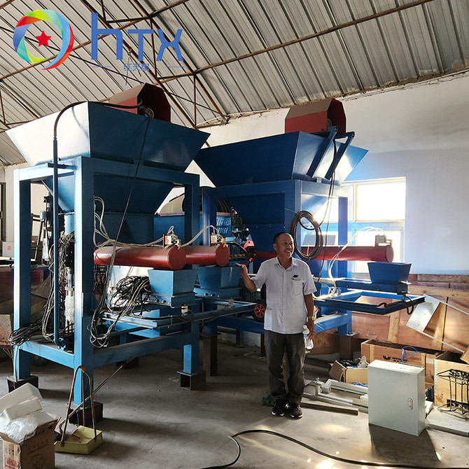 Automatische 37,6KW Betonguss-Nass-Dosiermaschine Veneer Stein Produktionslinie