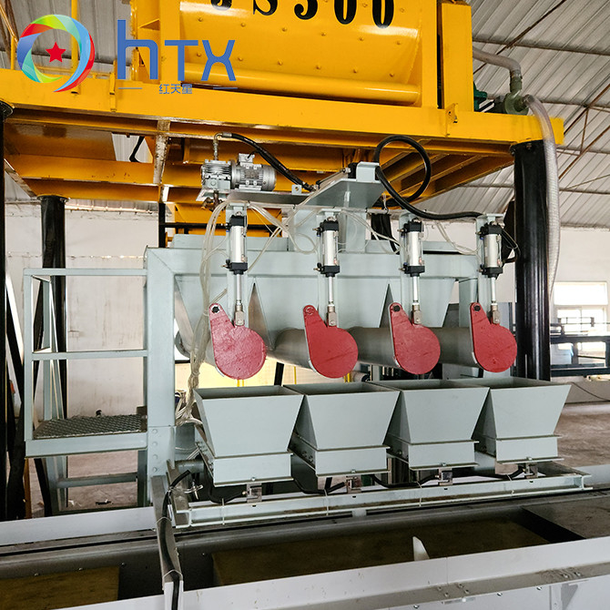 Automatische Nassebeton-Guss-Dosiermaschine Künstliche Steinproduktion mit Entformung